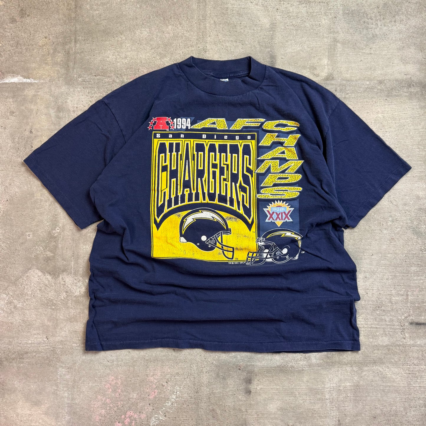 Vintage 90’s San Diego Chargers AFC Champs T-Shirt (XL)