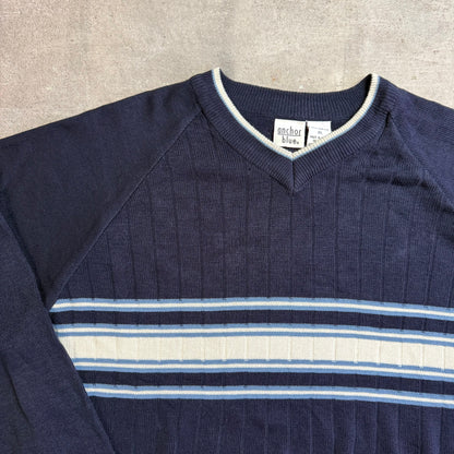 Vintage Anchor Blue Sweater (XL)