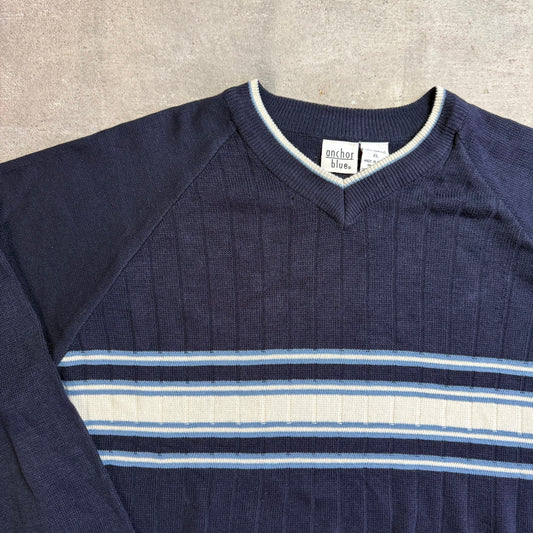 Vintage Anchor Blue Sweater (XL)