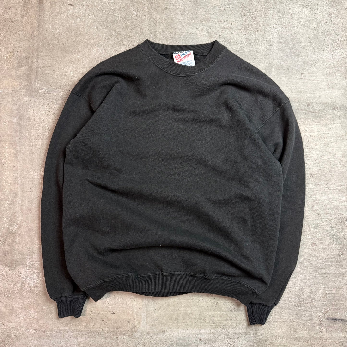 Vintage Hanes Black Crewneck (M)